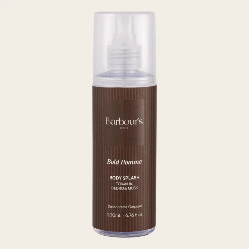 Body Splash Bold Homme Barbour's Beauty - Colônia 200ml